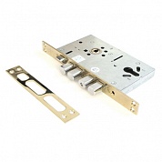 Картинка Замок врезной тяжёлый цилиндровый Apecs T-05-G золото